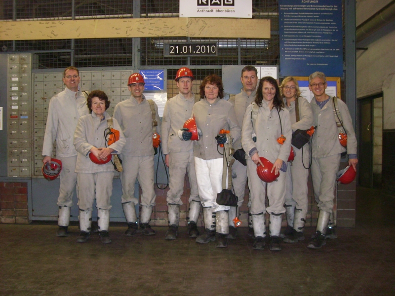 Grubenfahrt der RSG am 21. Januar 2010