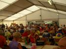 nach der Tour: Stimmung auf dem Zelt